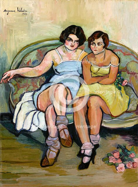 Les Deux Sœurs (The Two Sisters), 1928. Creator: Valadon, Suzanne (1865-1938).