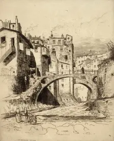 Les Deux Ponts, San Remo, c1900-1938. Creator: George Charles Aid
