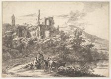 Les Deux Vaches Au Bord De L'Eau. Creator: Jan Dirksz Both