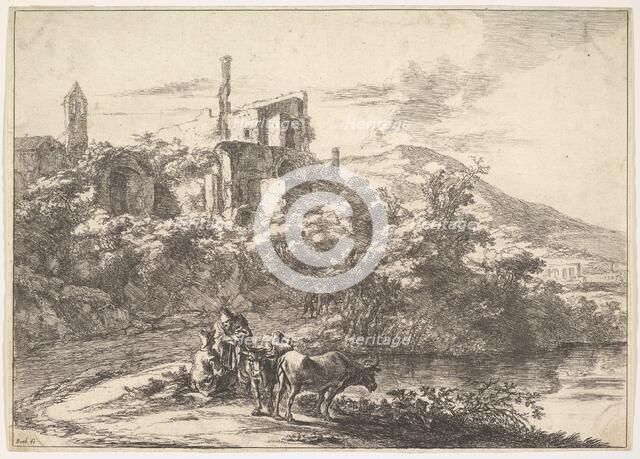 Les Deux Vaches Au Bord De L'Eau. Creator: Jan Dirksz Both.