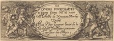 Les divers pourtraicts et figures I (Title Page), c. 1600. Creator: Master AD