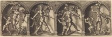 Les divers pourtraicts et figures IV, c. 1600. Creator: Master AD