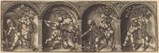 Les divers pourtraicts et figures II, c. 1600. Creator: Master AD