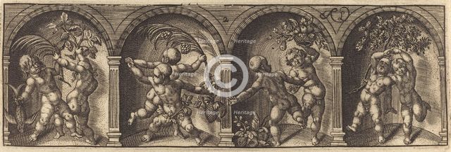 Les divers pourtraicts et figures II, c. 1600. Creator: Master AD.