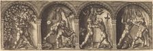 Les divers pourtraicts et figures III, c. 1600. Creator: Master AD