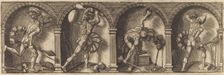 Les divers pourtraicts et figures X, c. 1600. Creator: Master AD