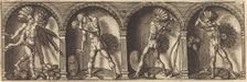Les divers pourtraicts et figures XI, c. 1600. Creator: Master AD