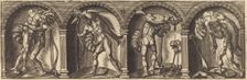 Les divers pourtraicts et figures XII, c. 1600. Creator: Master AD