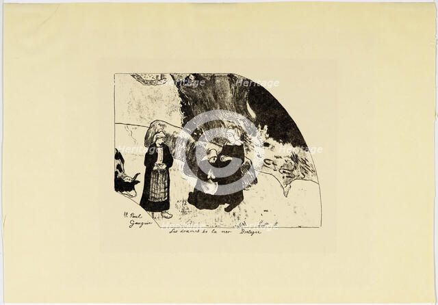 Les drames de la mer, 1889. Creator: Gauguin, Paul Eugéne Henri (1848-1903).