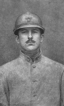 Les Etats-Unis dans la guerre; Le caporal americain Alan Seeger, de la legion étrangere..., (1917). Creator: Unknown