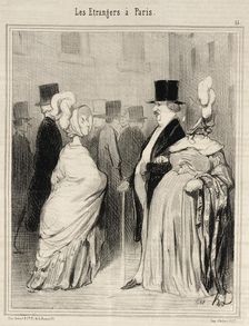 Les Étrangers dévisagés par eux-mêmes, 1844. Creator: Honore Daumier