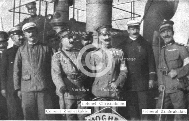 'Les evenements d'orient; Les chefs militaires du mouvement national', 1916. Creator: Unknown.