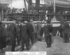 Les evenements d'orient; le 22 novembre 1916, les representants de puissances ennemies en Grece, qu Creator: Unknown