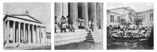 Les evenements de Grece; A Athens: les marins francais de garde au Zappeion, palais... 1916. Creator: Unknown