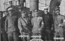 Les evenements de Grece; Le colonel nationaliste grec Christodolou, venantde Cavalla et de..., 1916 Creator: Unknown