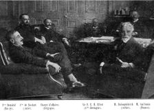 Les evenements de Grece; Une reunion des ministres de l'Entente a la Legation de France 1916. Creator: Unknown