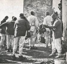 'Les Exiles; Du linge et des vetements furent distribues a nos allies 1916 (1924) Creator: Unknown