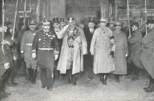 'Les Exiles; Le roi Nicolas de Montenegro arrivant a Lyon 1916 (1924) Creator: Unknown