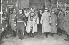 'Les Exiles; Le roi Nicolas de Montenegro arrivant a Lyon 1916 (1924) Creator: Unknown