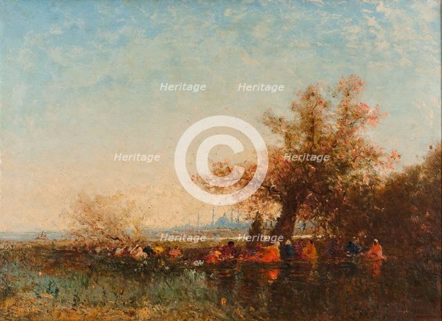 Les eaux douces d'Asie, between 1870 and 1890. Creator: Felix Francois Georges Philibert Ziem.