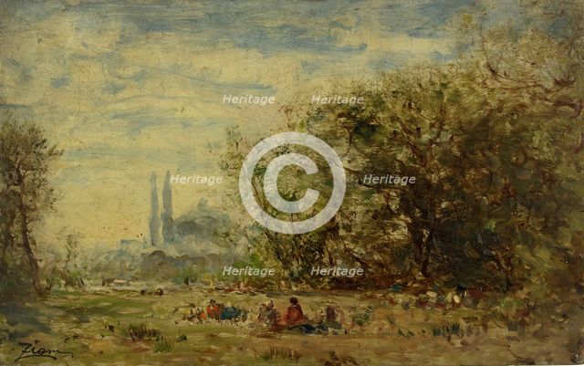 Les eaux douces d'Asie, environs de Constantinople, between 1880 and 1890. Creator: Felix Francois Georges Philibert Ziem.