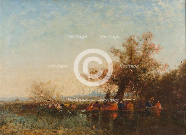 Les eaux douces d'Asie, between 1870 and 1890. Creator: Felix Francois Georges Philibert Ziem.