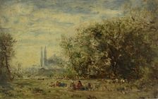 Les eaux douces d'Asie, environs de Constantinople, between 1880 and 1890. Creator: Felix Francois Georges Philibert Ziem