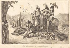 Les Ecrevisses à Longchamps, 1822. Creators: Eugene Delacroix, Charles Etienne Pierre Motte