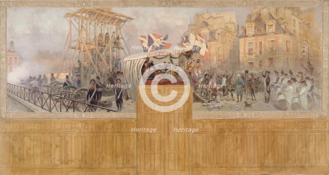 Les enrôlements volontaires en 1792, between 1901 and 1902. Creator: Jean Baptiste Edouard Detaille.