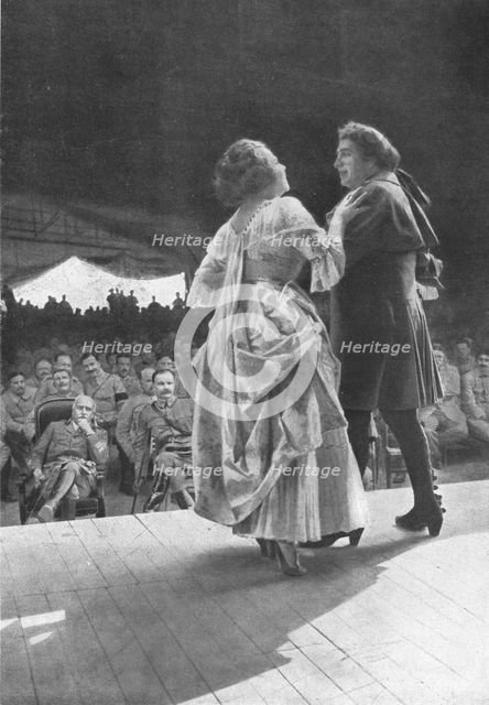 'Les entr'actes de la bataille.-- "Manon" au Theatre du Front', 1916. Creator: Unknown.