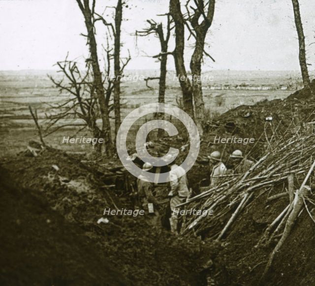Les Éparges, northern France, 1915.  Artist: Unknown.