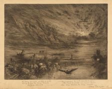 Les Esprits des Villes Mortes (Spirits from the Cities of the Dead), 1885. Creator: Felix Hilaire Buhot