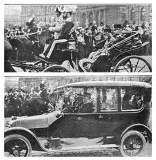 Les Funerailles a La Hofburg 1914.. Creator: Unknown
