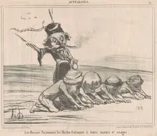 Les facconnant les Moldo-Valaques ..., 19th century. Creator: Honore Daumier