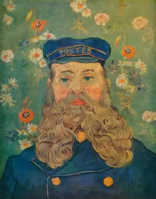 Les Facteur Roulin 1888. Artist: Vincent van Gogh