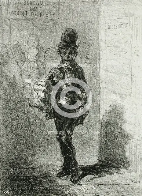 Les Faillites de Cupidon, 1856. Creator: Félicien Rops.