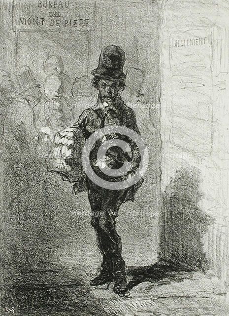 Les Faillites de Cupidon, 1856. Creator: Félicien Rops.