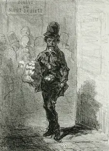 Les Faillites de Cupidon, 1856. Creator: Félicien Rops
