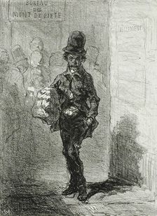 Les Faillites de Cupidon, 1856. Creator: Félicien Rops