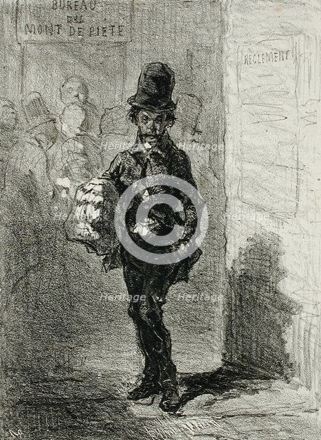 Les Faillites de Cupidon, 1856. Creator: Félicien Rops.