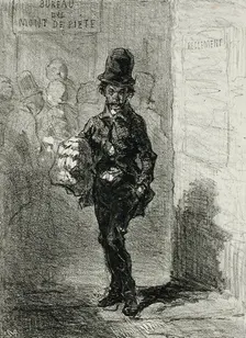 Les Faillites de Cupidon, 1856. Creator: Félicien Rops