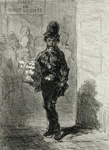 Les Faillites de Cupidon, 1856. Creator: Félicien Rops