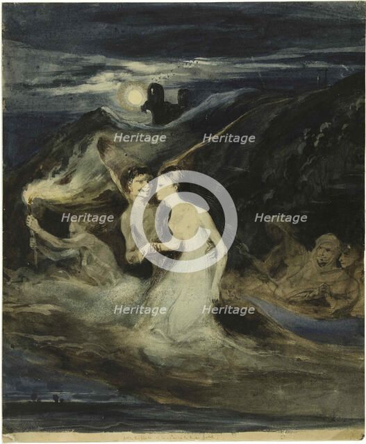 Les Fantômes, 1829. Creator: Boulanger, Louis Candide (1806-1867).