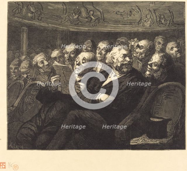 Les Fauteuils d'orchestre, 1878. Creator: Auguste Lepere.