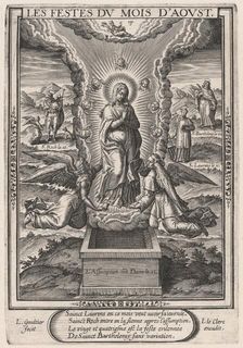 Les Festes du mois d'Aoust (August: The Assumption), 1603. Creator: Leonard Gaultier