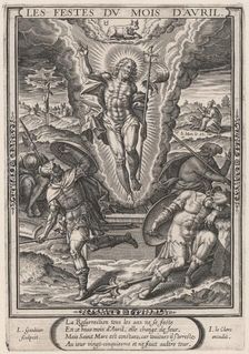 Les Festes du mois d'Avril (April: The Resurrection), 1603. Creator: Leonard Gaultier