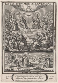 Les Festes du mois de November (November: All Saints), 1603. Creator: Leonard Gaultier