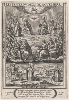 Les Festes du mois de November (November: All Saints), 1603. Creator: Leonard Gaultier