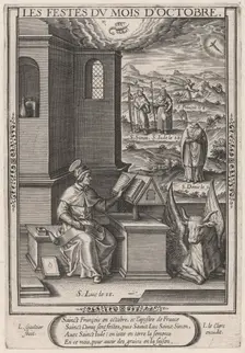 Les Festes du mois de Octobre (October: Saint Luke), 1603. Creator: Leonard Gaultier
