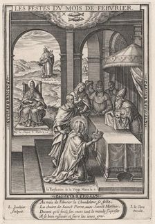 Les Festes du mois de Feburier (February: the Purification of the Virgin), 1603. Creator: Leonard Gaultier